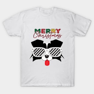 christmas cute cool dog T-Shirt